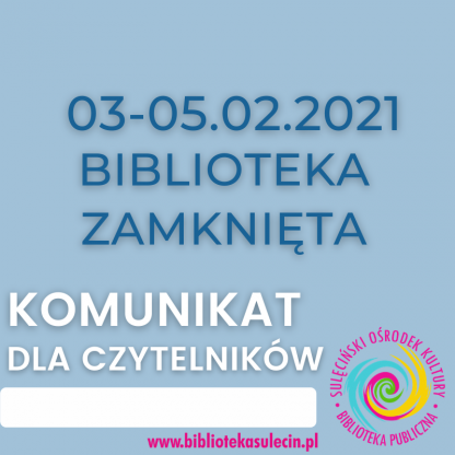 Komunikat dla Czytelników