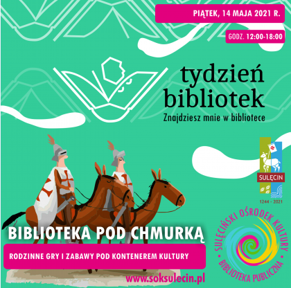 Tydzień Bibliotek 2021 - Biblioteka pod chmurką