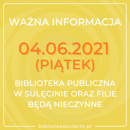 INFORMACJA DLA CZYTELNIKÓW