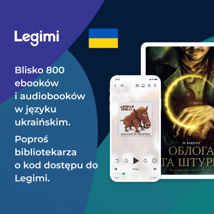 LEGIMI: 800 ebooków i audiobooków w języku ukraińskim