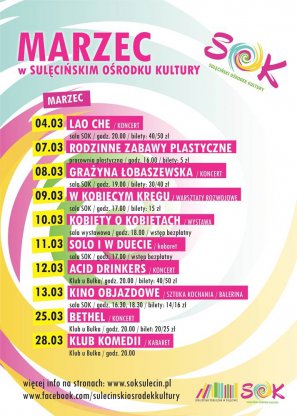 Marzec w Sulęcińskim Ośrodku Kultury