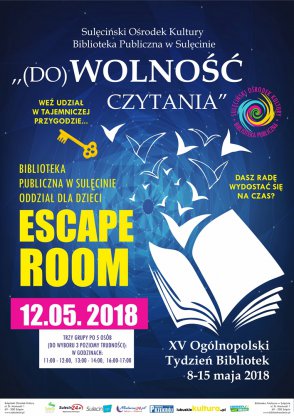 Tydzień Bibliotek 2018: Escape Room