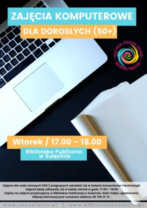 Kurs komputerowy dla osób dorosłych (50+) - zapraszamy serdecznie!