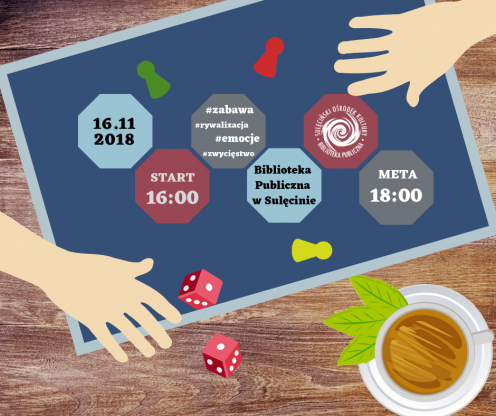 Klub Gier Planszowych - kolejne spotkanie 16 listopada!