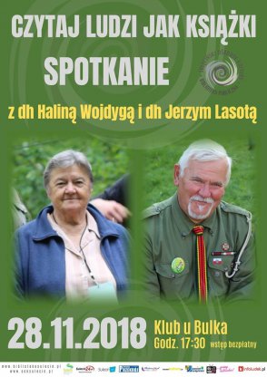 Czytaj ludzi jak książki… Spotkanie z dh Haliną Wojdygą i dh Jerzym Lasotą
