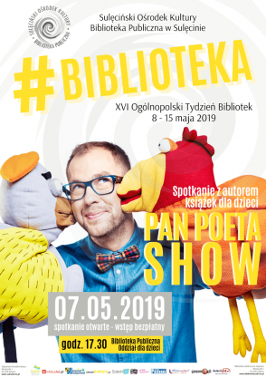 Tydzień Bibliotek 2019 - Pan Poeta Show