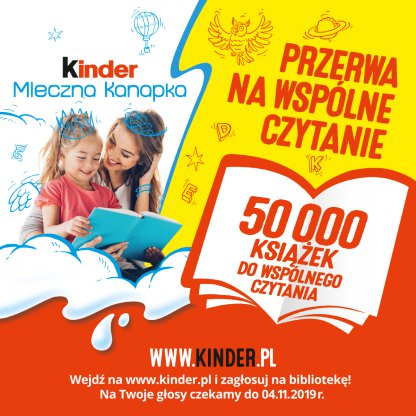 Przerwa na wspólne czytanie - zagłosuj na naszą bibliotekę!