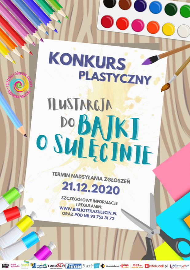 Konkurs plastyczny "Ilustracje do Bajek o Sulęcinie - audiobook"