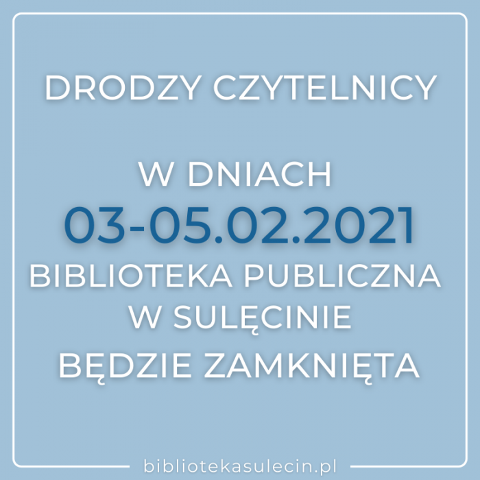 Komunikat dla Czytelników