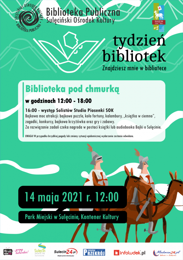 Tydzień Bibliotek 2021 - Biblioteka pod chmurką