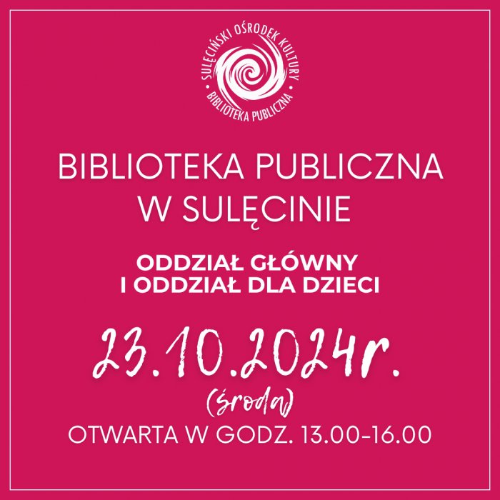 INFORMACJA DLA CZYTELNIKÓW