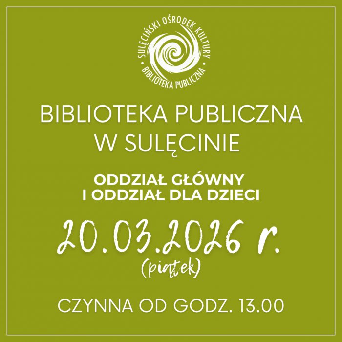 INFORMACJA DLA CZYTELNIKÓW