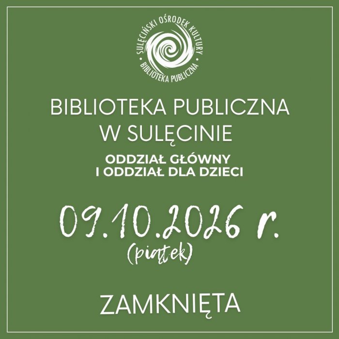 INFORMACJA DLA CZYTELNIKÓW