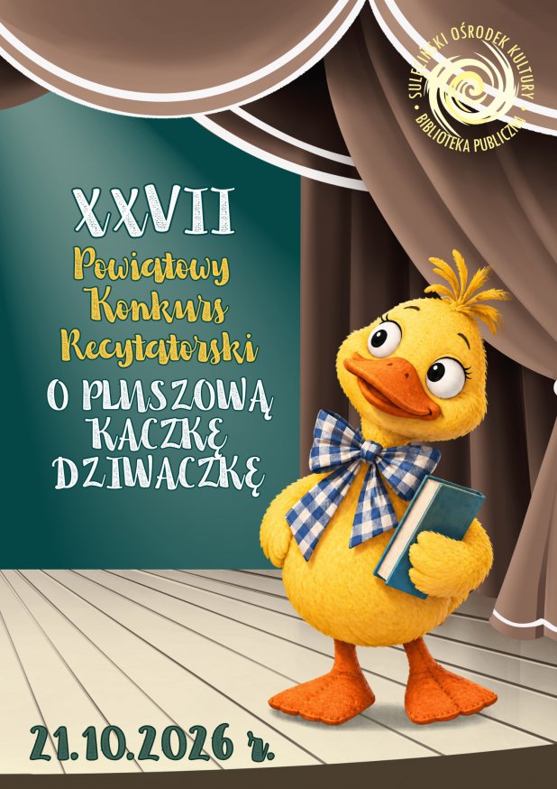 Konkurs Recytatorski „O Pluszową Kaczkę Dziwaczkę”