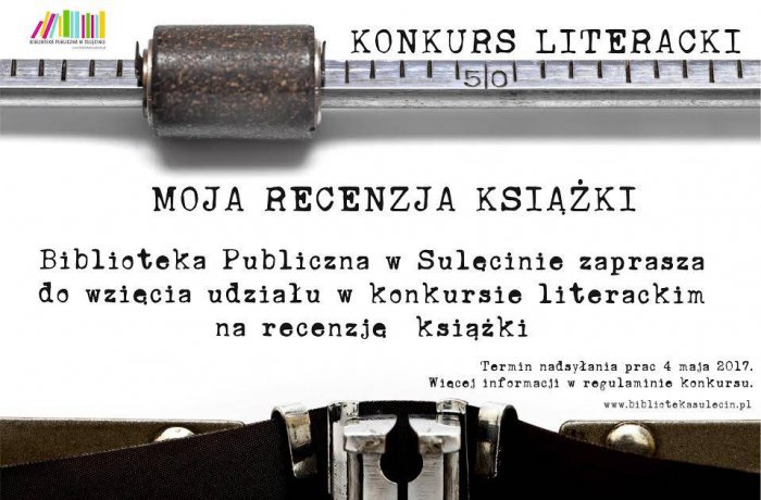 Konkurs literacki: recenzja książki.