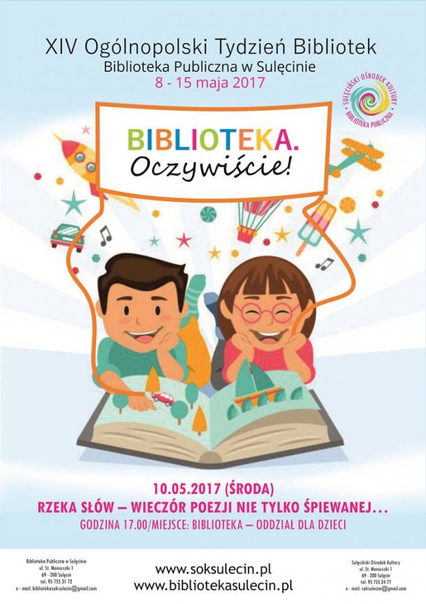 XIV Ogólnopolski Tydzień Bibliotek – Rzeka słów