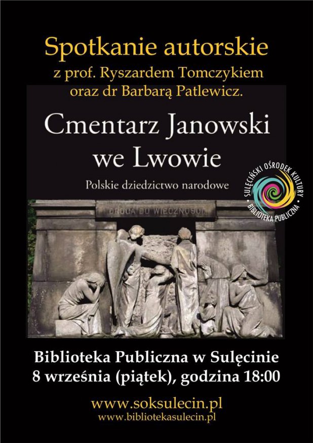 Spotkanie autorskie z prof. Ryszardem Tomczykiem oraz dr Barbarą Patlewicz.