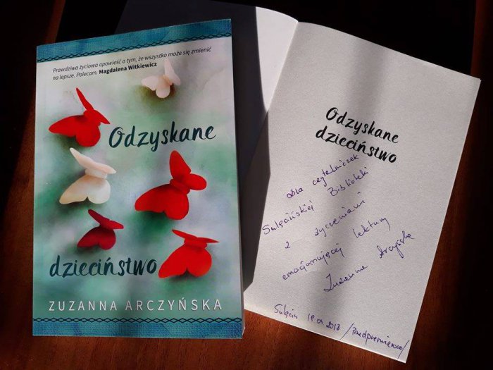 Premiera książki Zuzanny Arczyńskiej - serdeczne gratulacje dla sulęcinianki!