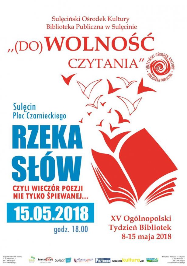 Tydzień Bibliotek 2018: Rzeka słów - wieczór poezji