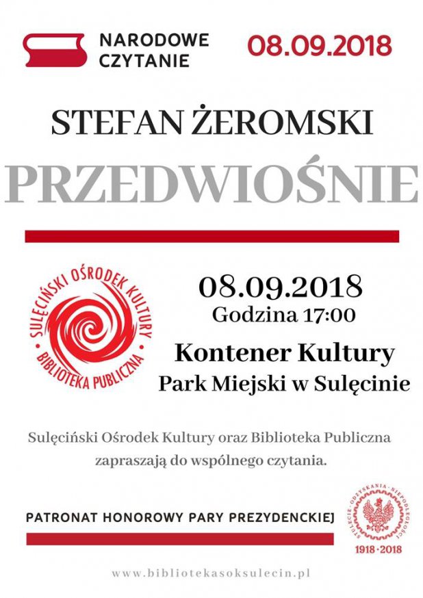 Narodowe Czytanie. Stefan Żeromski - Przedwiośnie