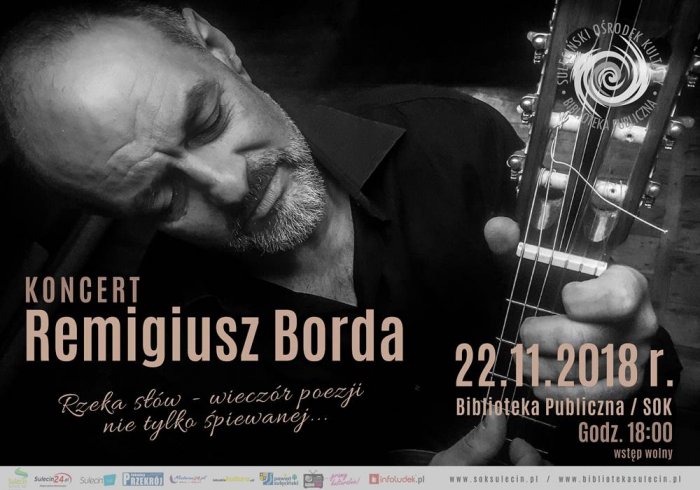 Rzeka słów – wieczór poezji nie tylko śpiewanej. Koncert Remigiusza Bordy