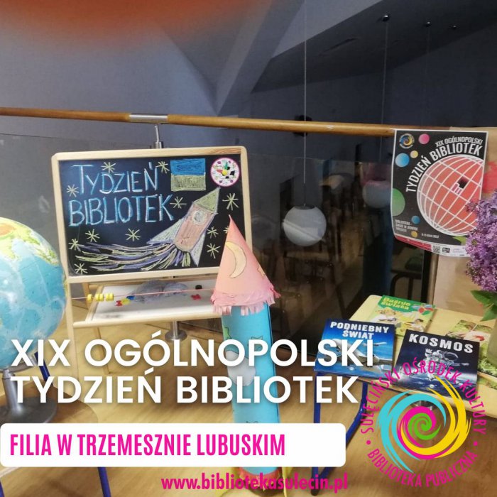 TYDZIEŃ BIBLIOTEK 2022 - filia w Trzemesznie Lubuskim