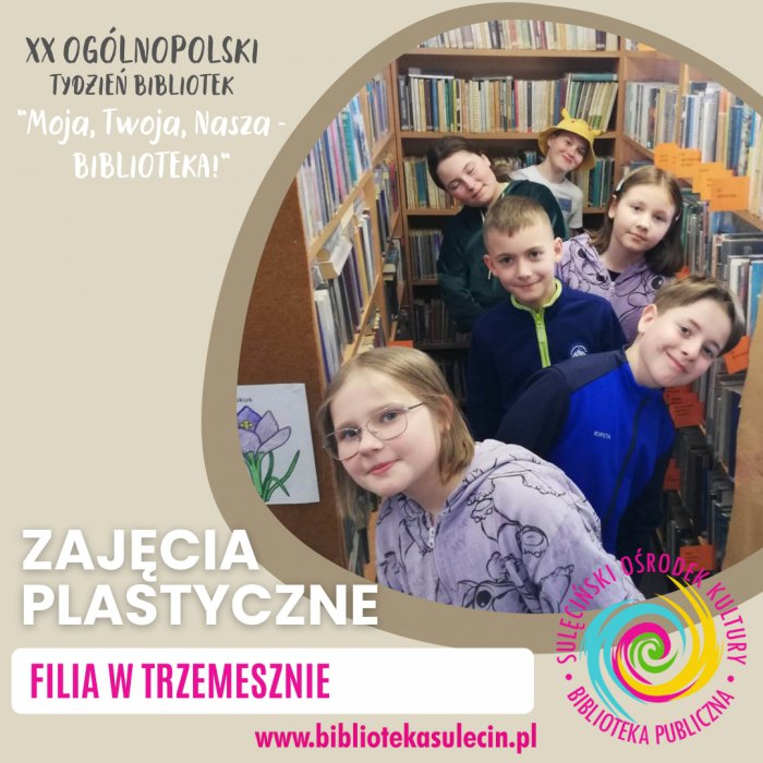 Tydzień Bibliotek 2023 - Zajęcia plastyczne