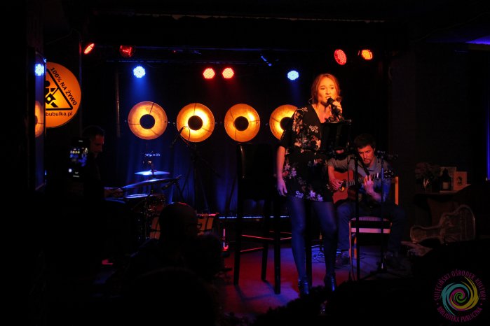 Tydzień Bibliotek 2019 - Rzeka słów - wieczór poezji / koncert BREVKI - relacja z wydarzenia