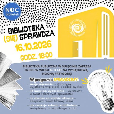 NOC BIBLIOTEK - Biblioteka (się) sprawdza!
